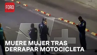 Muere mujer en terrible accidente de moto en CDMX - Las Noticias