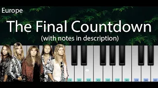 The Final Countdown (Europe) | ON DEMAND Easy Piano Tutorial with Notes | Perfect Piano