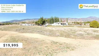 0.29 Acre Lake Isabella, Kern County | Land for Sale in California