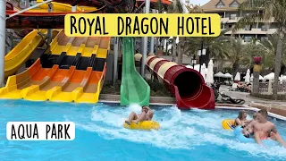 Antalya Side Royal Dragon Hotel Aqua Park - Tatil vlog part 2 -  ANTALYA 2024