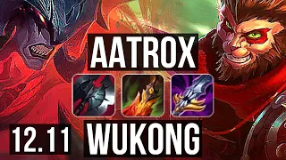 AATROX vs WUKONG (TOP) | 900+ games, Godlike, 12/4/10 | EUW Master | 12.11