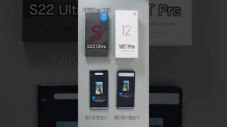 Samsung S22 Ultra vs Xiaomi 12T Pro Speed Test