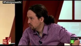 Pablo Iglesias: "Me para gente diciendo que es de derechas y votará a Podemos"