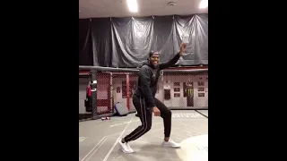 Jon Jones DANCING in TRAINING