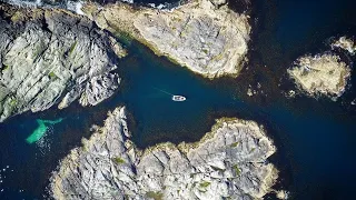 Spearfishing Norway's westernmost point