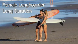 Female Longboarder Long Duration - Canggu