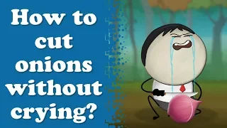 How to cut onions Without crying? | #aumsum #kids #science #education #children