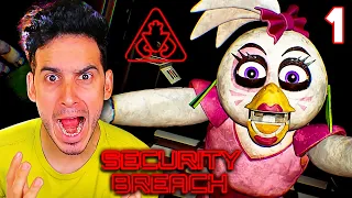 LA PASO MAL CON FREDDY SECURITY BREACH ! FNAF CAP 1 HaroldArtistPlay