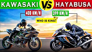 Kawasaki Ninja H2r VS Suzuki Hayabusa! Which Is The Best?