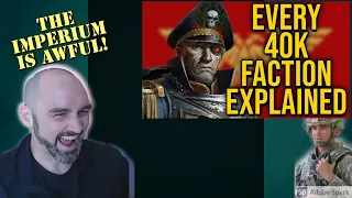 US Army Combat Veteran Reacts to Every single Warhammer 40k WH40k Faction Explained by Bricky PART 1