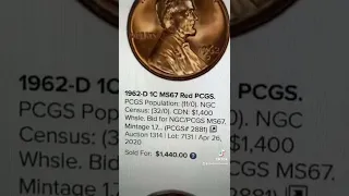 1962 penny getting lasered!! 😒 #coin #coins #penny #pennies #foryou