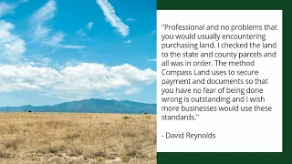 Compass Land USA | Customer Testimonial - David R