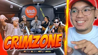 KAHIT SA UPUAN NAPAPATALON AKO! │ REACTS to SB19 performs "CRIMZONE" LIVE on the Wish USA Bus