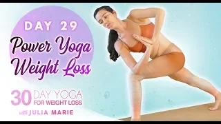 Head to Toe Power Flow, Total Body Workout ♥ Power Yoga for Weight Loss | 30 Day Yoga Julia M Day 29