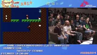 Super Mario Bros. 2 (U.S.) by cak in 24:23 - SGDQ2014 - Part 142