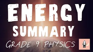 All of AQA GCSE Physics P1 Energy - Whole Topic Summaries