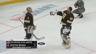 Jeremy Swayman And Linus Ullmark With Adorable Goalie Celly After Win