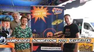 Hamburger Sommerdom 2019 Neuheiten | Funfairblog #187 [HD]