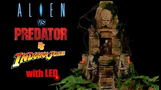 Alien vs Predator vs Indiana Jones Diorama