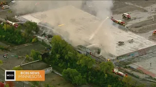 Fire at Lake Street Kmart rages on