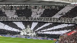 Eintracht Frankfurt- Choreo zum Saisonabschluss 23/24