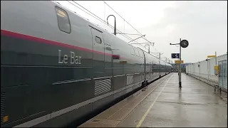 Arrivée du TGV InOui 6115 à Avignon TGV