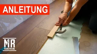 KLICK Laminat richtig verlegen. So gehts!