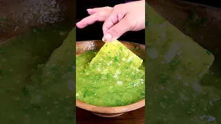 Best Green Salsa Verde for Tacos de Carne Asada Cachete Huevos #shorts