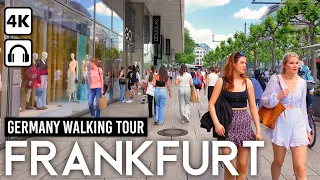 FRANKFURT, Germany 🇩🇪 4K Walking Tour | Downtown & Banking District