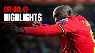 Estonia 2-5 Belgium | Lukaku does it again | #REDDEVILS | #WorldCup​ 2022 Qualifiers