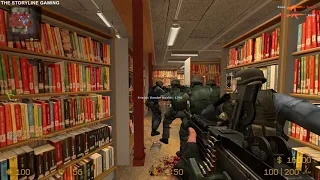 Counter Strike : Source - Library - Gameplay "CT Forces" (with bots) No Commentary