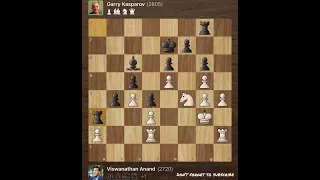Viswanathan Anand vs Garry Kasparov | “ Intel Chess Grand Prix “ , 1994