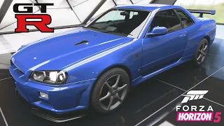 Forza Horizon 5 - Nissan Skyline R34 GT-R Customization