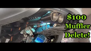 M Sport 07 BMW X3 3.0Si 100$ Muffler Delete! Amazing Sound Results!