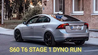 Volvo S60 3.0 T6 Stage 1 dyno run & Dragy GPS 0-100 km/h.