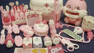 Doctor Set Toys||19:44 Minutes Satisfying with Unboxing Cute Pink Rabbit Doctor  Playset ASMR