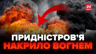 🤯 Just now! Drones DESTROYED a military unit. The whole TRANSNISTRIA is buzzing. Helicopter burned