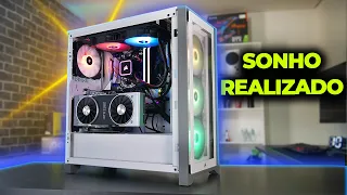 MEU NOVO PC GAMER 2024, ERA UM SONHO! FICOU INSANO! (MONTANDO E TESTANDO)