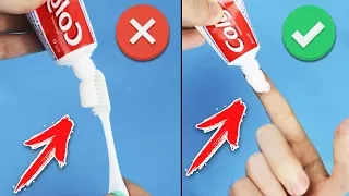 10 Lifehacks with toothpaste | 10 Лайфхаки с зубной пастой