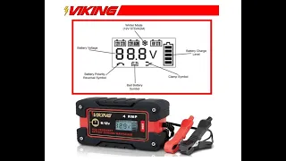 BEST Battery Charger/Maintainer, Fully Automatic VIKING 63350  for REG AGM Gel & Deep-Cycle REVIEW