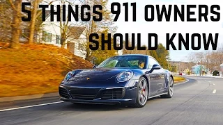 5 things Porsche 911 owners should know - also Boxster +  Cayman