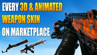 Every 3D & ANIMATED Weapon Skin On R6 MARKETPLACE (Y9S1)