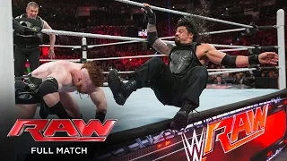 FULL MATCH - Roman Reigns vs. Sheamus - WWE Title Match: Raw, Jan. 4, 2016