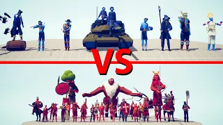 EXTENDED LEGACY Team vs MELEE Team - Totally Accurate Battle Simulator TABS