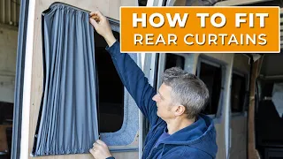 How To Fit Rear Curtains To Your VW Crafter Conversion