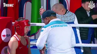 Torekhan Sabyrkhan (KAZ) vs. Omar Al-Hadidi (JOR) Asian Youth Championships 2023 SF's (63kg)