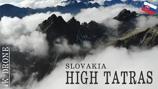 HIGH TATRA Mountains - Slovakia 🇸🇰 Ultra HD 4K DRONE video