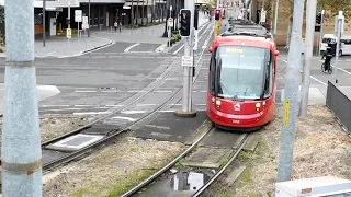 Sydney Light Rail- upper end of town July 8, 2020