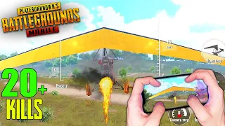 ГОРЯЩИЙ МОТОПЛАНЕР 🔥 ЭПИЧНЫЙ ТОП 1 СОЛО ПРОТИВ СКВАДОВ | PUBG MOBILE - С ВЕБКОЙ НА РУКИ (HANDCAM)