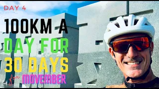 100 KM CYCLING EVERY DAY for 30 DAYS! DAY FOUR and a TRIP TO THE OFFICE